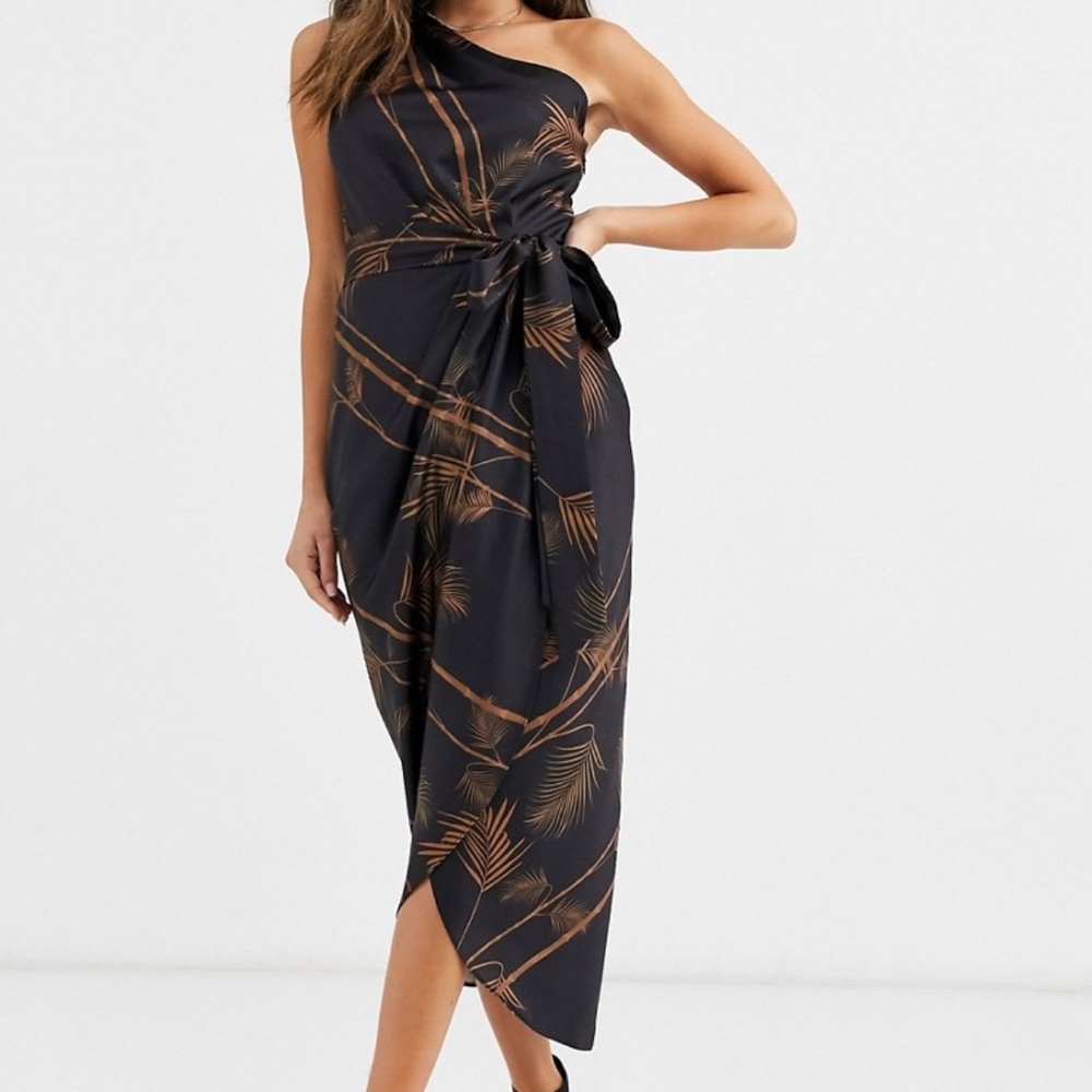 Brand New Ted Baker Caramel Tone Gambia Dress